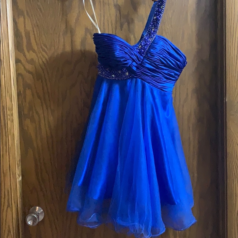 Royal Blue Cocktail, Homecoming, Party Dress